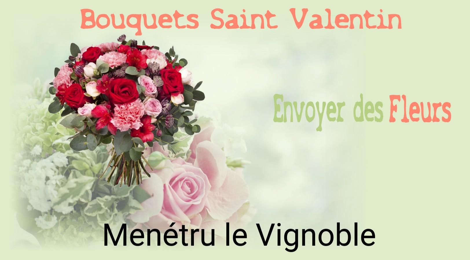 Roses de Saint-Valentin livrées à Menétru-le-Vignoble